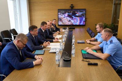 Глеб Никитин провел рабочую встречу с руководителем Волжской межрегиональной природоохранной прокуратуры Александром Илюшиным