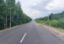 Дорогу к трем социальным объектам в Выксунском округе отремонтировали по нацпроекту «Инфраструктура для жизни»
