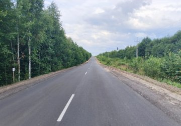 Дорогу к трем социальным объектам в Выксунском округе отремонтировали по нацпроекту «Инфраструктура для жизни»