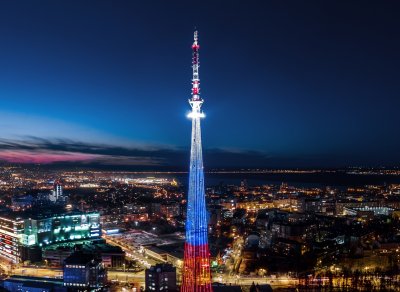 Праздничная подсветка украсит нижегородскую телебашню в День России Праздничная подсветка украсит нижегородскую телебашню в День России
