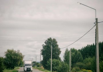 В селе Работки установили 100 светодиодных светильников по нацпроекту «Инфраструктура для жизни»