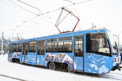 На маршруты Нижнего Новгорода вышли «Вагоны Победы», посвященные труду волонтеров и добровольцев На маршруты Нижнего Новгорода вышли «Вагоны Победы», посвященные труду волонтеров и добровольцев
