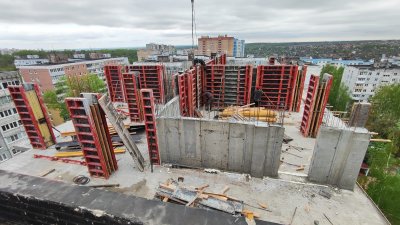 В нижегородском ЖК «Приокский» полностью завершены монолитные работы на 8, 9 и 10 этажах В нижегородском ЖК «Приокский» полностью завершены монолитные работы на 8, 9 и 10 этажах