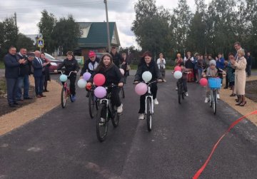 В селе Старое Ахматово Большеболдинского округа отремонтировали по нацпроекту дорогу по ул. Молодежной В селе Старое Ахматово Большеболдинского округа отремонтировали по нацпроекту дорогу по ул. Молодежной