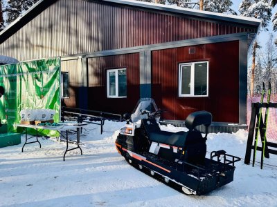 Новую модульную лыжную базу открыли в г. Бор 