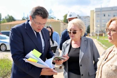 Глеб Никитин оценил ход капремонта медучреждений, включенных в региональный флагманский проект «Семейный квартал»