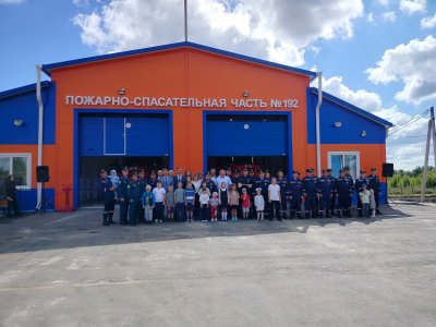 В селе Салганы Краснооктябрьского округа открыли новое пожарное депо В селе Салганы Краснооктябрьского округа открыли новое пожарное депо