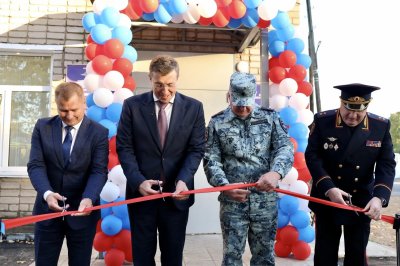 Глеб Никитин принял участие в открытии нового здания отдела полиции в посёлке Сокольское