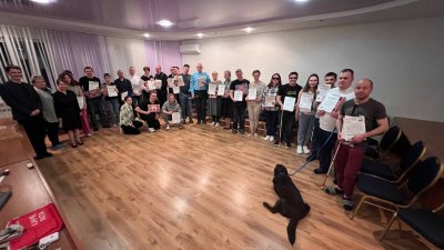 В Нижнем Новгороде прошел курс «Школа мобильности» для тренеров, обучающих незрячих людей пользоваться смартфонами