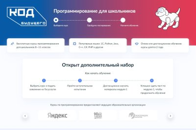 Более 4 тысяч нижегородских школьников записались на курсы программирования «Код будущего»  
