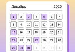 Корпорация МСП опубликовала календарь предпринимателя на декабрь 2025 года