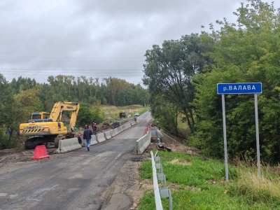 Ремонт моста через реку Валаву на дороге Лысково-Княгинино в Нижегородской области уже выполнен на 70% Ремонт моста через реку Валаву на дороге Лысково-Княгинино в Нижегородской области уже выполнен на 70%