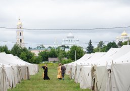В Дивееве палаточный город готов к приему участников празднования Дня памяти преподобного Серафима Саровского
