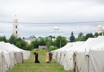 В Дивееве палаточный город готов к приему участников празднования Дня памяти преподобного Серафима Саровского