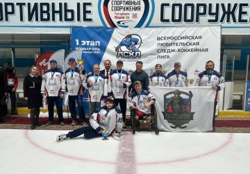 Нижегородская команда ветеранов СВО «Штурм» заняла третье место в рамках первого этапа Любительской следж-хоккейной лиги