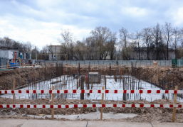 В Нижнем Новгороде залили первый бетон в основание фундамента будущего ЖК в рамках КРТ в районе улицы Самочкина