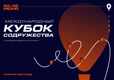 Международный кубок содружества по воздухоплавательному спорту пройдет с 23 по 28 июня в Нижнем Новгороде
