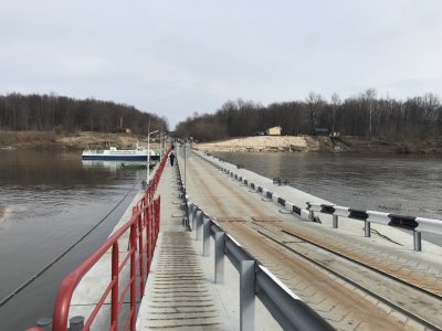 Движение по наплавному мосту через Суру в Пильнинском муниципальном округе открылось на месяц раньше Движение по наплавному мосту через Суру в Пильнинском муниципальном округе открылось на месяц раньше
