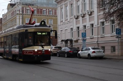 Трамваи №2 будут курсировать 18 и 19 апреля по сокращенному маршруту