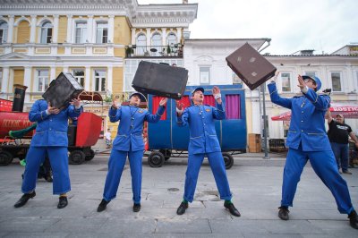 Нижний Новгород встретил всероссийский проект «Театральный поезд» Нижний Новгород встретил всероссийский проект «Театральный поезд»