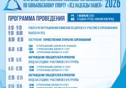 Всероссийские массовые соревнования по конькобежному спорту «Лед надежды нашей – 2026» пройдут в Нижнем Новгороде 7 февраля