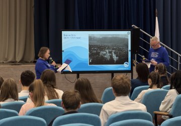 Волонтёры Победы провели серию уроков памяти «Возвращение в родную гавань», посвященных воссоединению Крыма с Россией