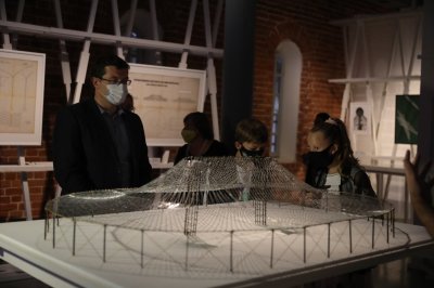 Глеб Никитин посетил выставку «Шухов. Формула архитектуры» Глеб Никитин посетил выставку «Шухов. Формула архитектуры»