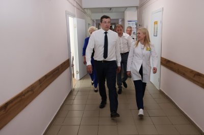 Глеб Никитин посетил Большемурашкинскую ЦРБ, которая вошла в состав межрайонного медцентра «Рождественский»