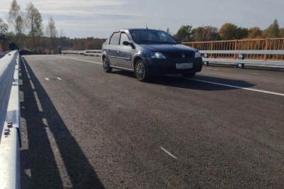 В Навашинском округе открыто движение по мосту через реку Тёшу на дороге Кулебаки - Валтово - Салавирь - Петров Мост