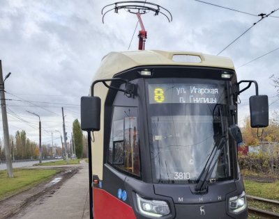 Трамваи маршрута №8 возобновят движение до поселка Гнилицы с 20 октября