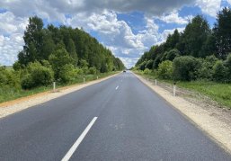  Ремонт дороги Первомайск – а/д Выездное - Дивеево - Сатис по нацпроекту «Инфраструктура для жизни» завершили досрочно