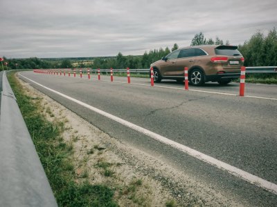 Дополнительные меры про безопасности движения предприняты на дороге Нижний Новгород - Киров в районе села Уста Дополнительные меры про безопасности движения предприняты на дороге Нижний Новгород - Киров в районе села Уста