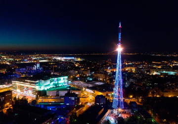 Нижегородская телебашня включит праздничную иллюминацию в честь Дня  единения народов России и Беларуси
