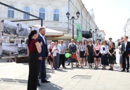 Фотовыставка в честь 130-летия трамвайного движения открылась в Нижнем Новгороде