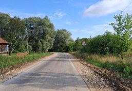 Три подъезда к селу Кондрыкино Большеболдинского округа отремонтировали по нацпроекту «Инфраструктура для жизни»