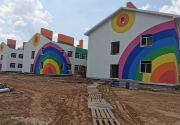 Детский сад на 240 мест в городе Бор по нацпроекту «Демография» достроят в этом году