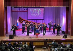 Нижегородские волонтёры поздравили военнослужащих в ДНР с Днём защитника Отечества