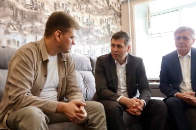 Андрей Гнеушев встретился с ветеранами СВО Сергачского округа Андрей Гнеушев встретился с ветеранами СВО Сергачского округа