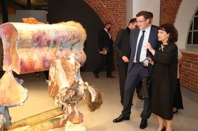 Глеб Никитин и Максим Ксензов посетили экспозицию премии «Инновация-2020»