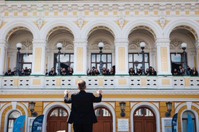 В Нижнем Новгороде стартовал фестиваль «Музыка балконов. Великие реки»