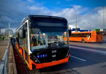 Белорусский троллейбус «Ольгерд» вышел на маршрут в Нижнем Новгороде Белорусский троллейбус «Ольгерд» вышел на маршрут в Нижнем Новгороде