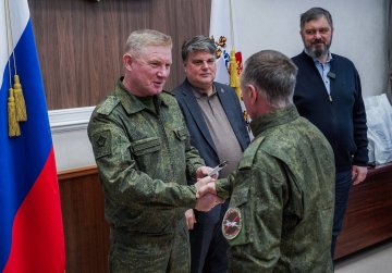 Резервистам «БАРС-НН» присвоили очередные воинские звания и вручили почетные награды Резервистам «БАРС-НН» присвоили очередные воинские звания и вручили почетные награды