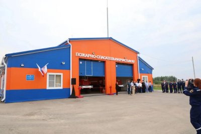Новая пожарная часть открылась в Сосновском муниципальном округе