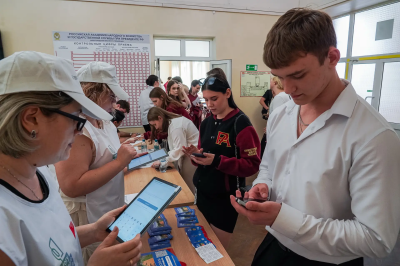 Волонтёры помогли проголосовать за объекты благоустройства студентам и преподавателям Нижегородского филиала РАНХиГС