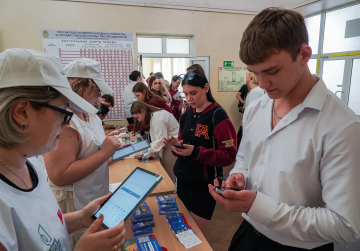 Волонтёры помогли проголосовать за объекты благоустройства студентам и преподавателям Нижегородского филиала РАНХиГС