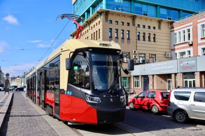 В Нижнем Новгороде запустили в эксплуатацию 170-й трамвай «МиНиН»