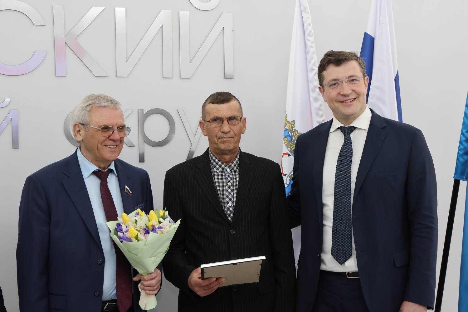 Глеб Никитин встретился с ветеранами Великой Отечественной войны, проживающими в Лысковском округе