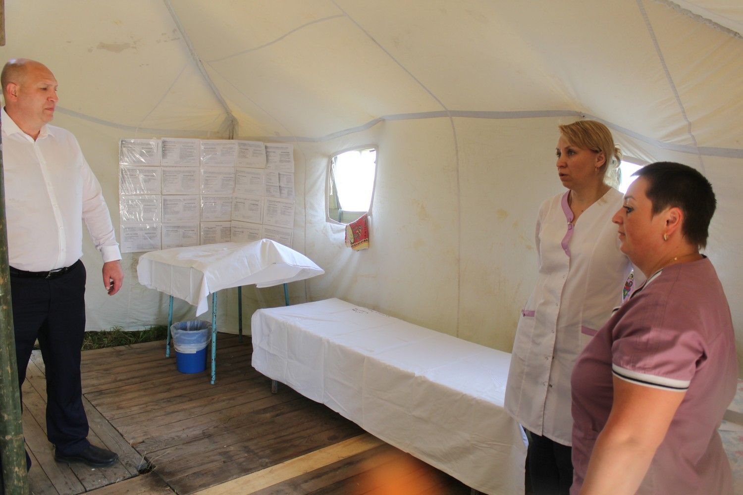 Палаточный городок на 3 000 человек в Дивееве уже готов к приему паломников Палаточный городок на 3 000 человек в Дивееве уже готов к приему паломников