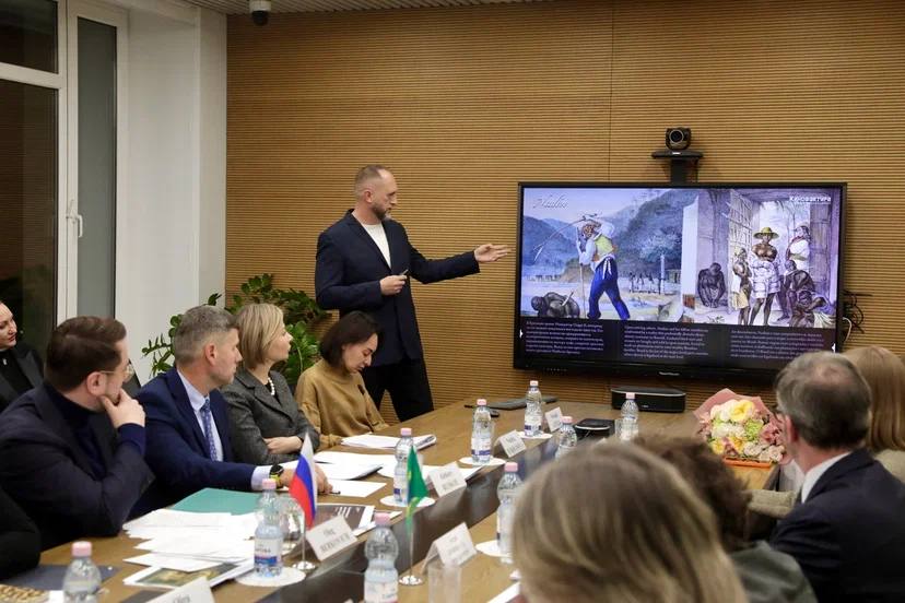 Олег Беркович обсудил перспективы расширения культурного и образовательного сотрудничества с делегацией Бразилии