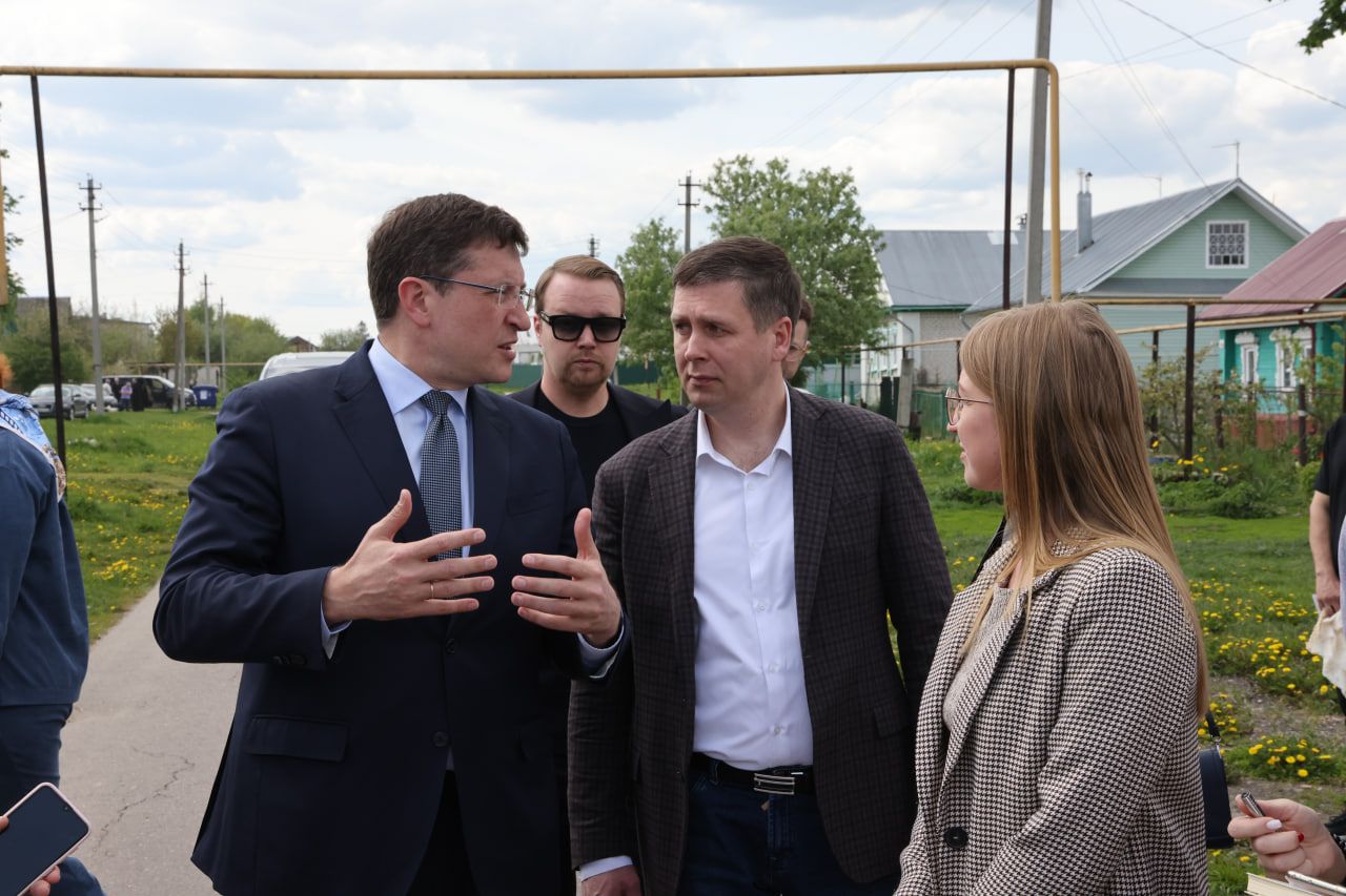 Глеб Никитин поручил продолжить работу по сохранению исторической среды в Пурехе и Чкаловске